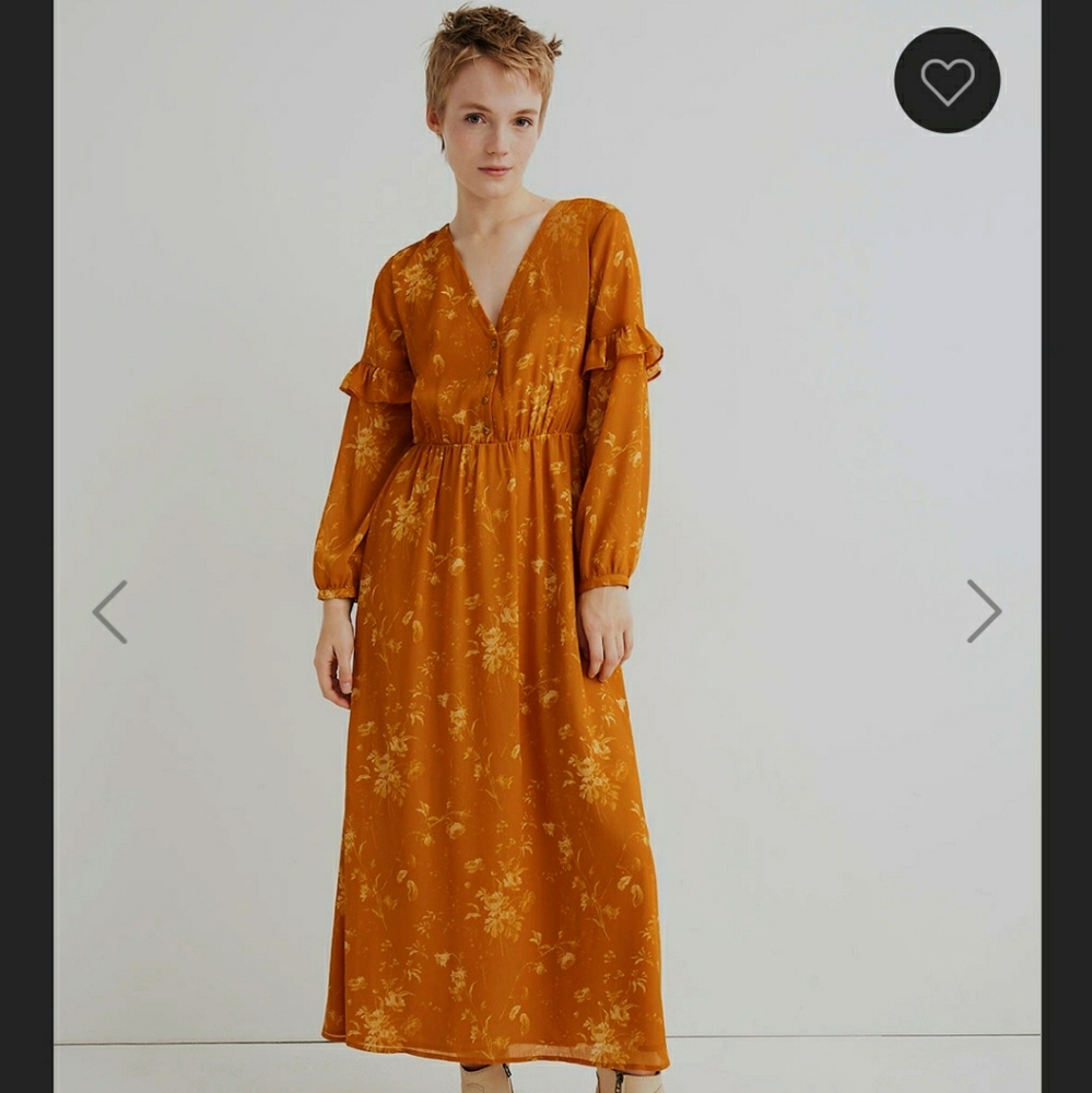 Madewell button front dress